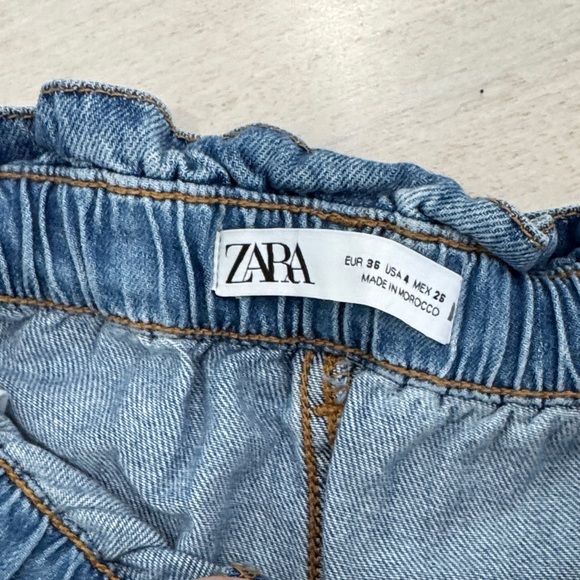 Zara Blue Denim Jeans - Picture 2 of 5